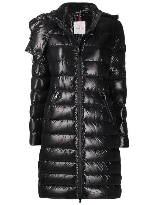 1C51300 68950 999 MOKA Glossy Black Long Padding - MONCLER - BALAAN 2