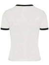 Bumpy Contrast Re-Edition Short Sleeve T-Shirt White - COURREGES - BALAAN 4