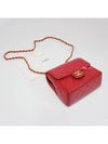 CC logo flap mini bag burgundy chain bag vintage gold AS3648 B09177 NK293 - CHANEL - BALAAN 5