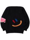 LaLa Shawl Knit Top Black - LALA SMILE - BALAAN 4