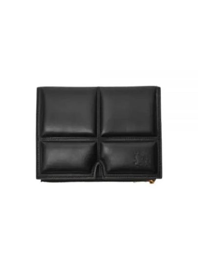 Quilted Leather Medium Wallet Black - BURBERRY - BALAAN 2