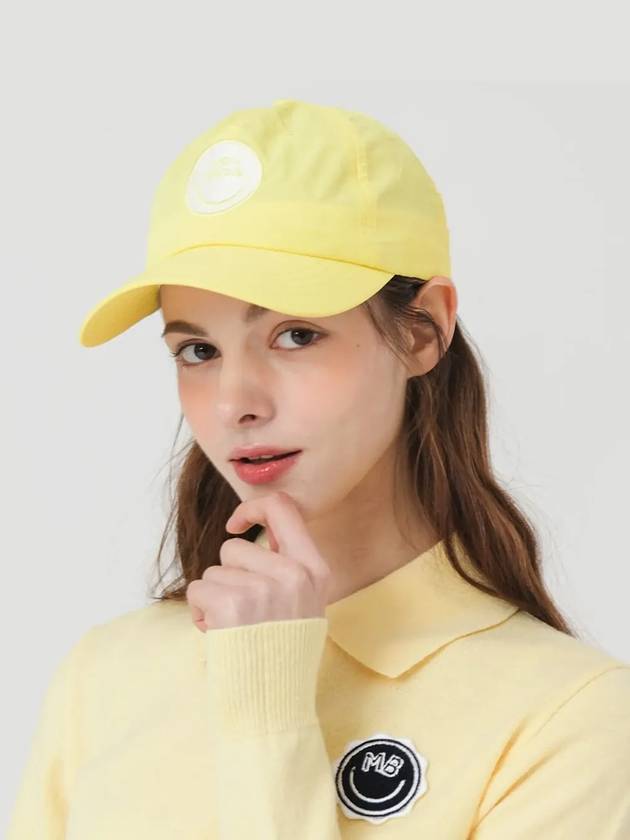 Nylon color ball cap YELLOW - MONBIRDIE GOLF - BALAAN 7