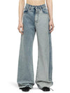 Denim Wide Jeans Light Blue - MAISON MARGIELA - BALAAN 2