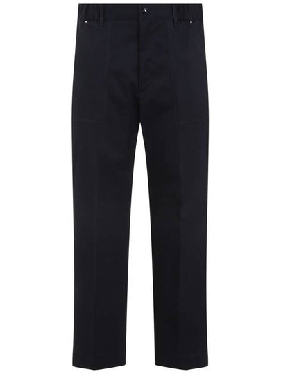 Gabardine Straight Pants Navy - MONCLER - BALAAN 2