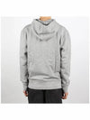 Chillax Fox Patch Classic Hoodie Grey Melange - MAISON KITSUNE - BALAAN 4