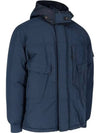 Waffen Patch Naslan Down Jacket Navy - STONE ISLAND - BALAAN 4