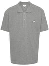 Bold Fox Head Patch Comfort Polo Shirt Grey - MAISON KITSUNE - BALAAN 3