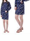 Short Skirt FE52JU4573CB 77 MIDNIGHT BLUE - KENZO - BALAAN 2