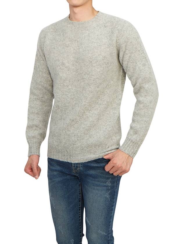 Shaggy Dog Men's Knit M3834 7 SILVER - HARLEY OF SCOTLAND - BALAAN 4