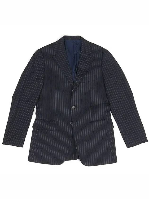 Navy Stripe Pattern Men s Blazer Jacket - PAUL SMITH - BALAAN 1