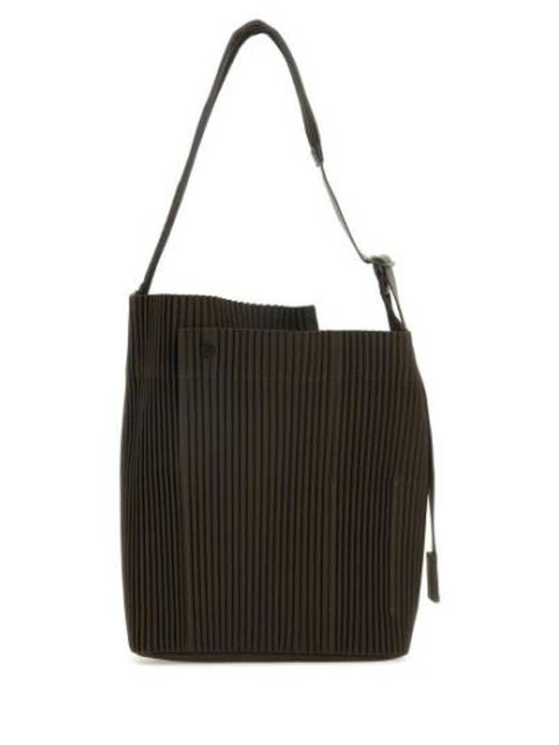 Homme Pliss Issey Miyake Shoulder Bag 763729 Khaki - ISSEY MIYAKE - BALAAN 1