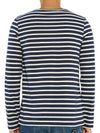 Minquiers Modern Stripe Long Sleeve T-Shirt Navy - SAINT JAMES - BALAAN 6