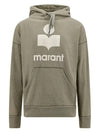 Miley Logo Hoodie Khaki - ISABEL MARANT - BALAAN 3