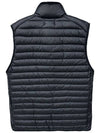 Men's Logo Patch Puffer Vest Black - STONE ISLAND - BALAAN 3