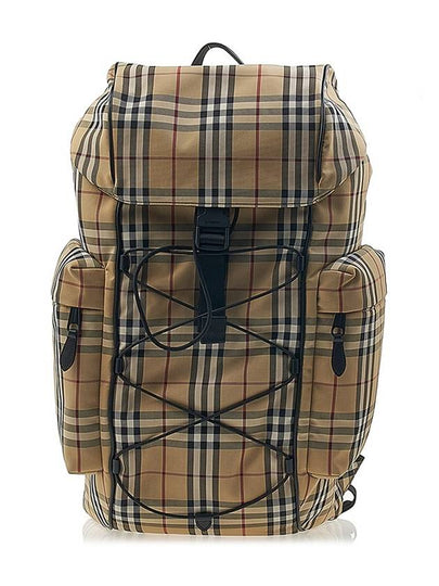 Murray Polyamide Backpack Beige - BURBERRY - BALAAN 2