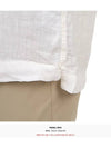 Linen Short Sleeve Shirt White - CP COMPANY - BALAAN 8