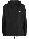 Men's Horseferry Logo Hooded Jacket Black - BURBERRY - BALAAN 3