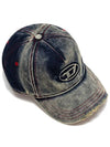 C Seymon Denim Ball Cap Black A06467 0DGAV - DIESEL - BALAAN 3