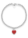 Heart Tag Bead Bracelet Silver - TIFFANY & CO. - BALAAN 2