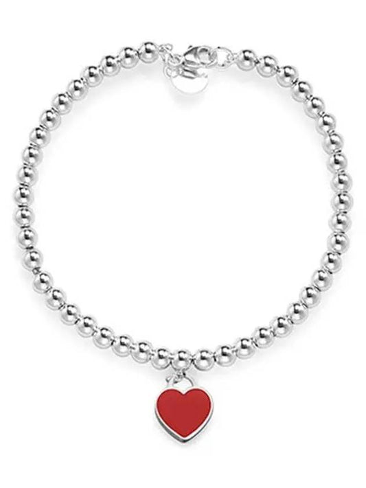 Heart Tag Bead Bracelet Silver - TIFFANY & CO. - BALAAN 2