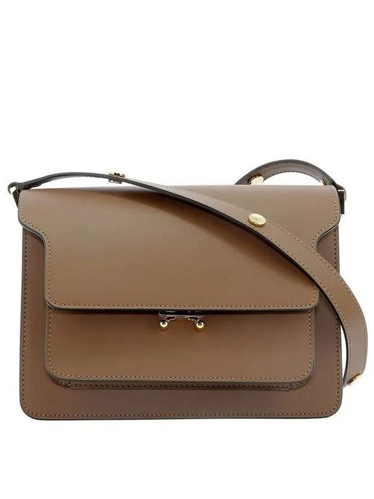 Trunk Shoulder Bag Brown - MARNI - BALAAN.