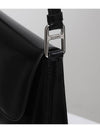 Cleo Brushed Leather Flap Shoulder Bag Black - PRADA - BALAAN 6