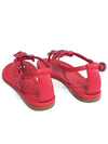 Flip flop red flower sandals 35 Korean size 220mm - LORO PIANA - BALAAN 3