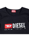 Logo print short sleeve t-shirt A10733 0BLAP 900 - DIESEL - BALAAN.