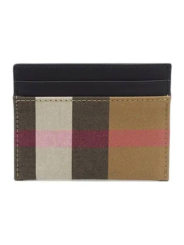 Super Exploded Check Card Wallet Taupe Brown - BURBERRY - BALAAN 3