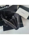 Boy zipper coin card wallet A80602 caviar black antique vintage silver cabinet - CHANEL - BALAAN 5