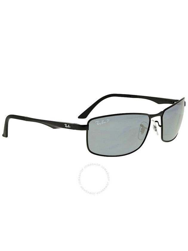 Ray Ban Polarized Grey Gradient Rectangular Men's Sunglasses RB3498 006/81 61 - RAY-BAN - BALAAN 2