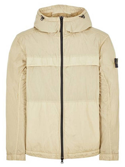 Garment Dyed Crinkle Reps R-Nylon Windbreaker Sand - STONE ISLAND - BALAAN 2