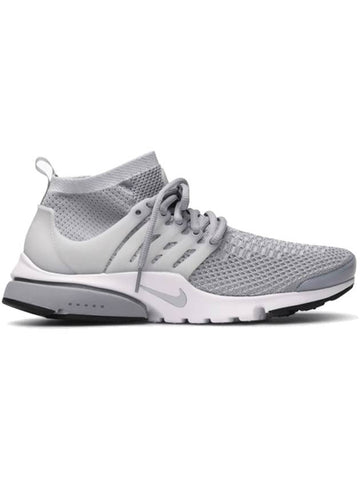 Air Presto Fly Knit Ultra Low Top Sneakers Gray - NIKE - BALAAN 1