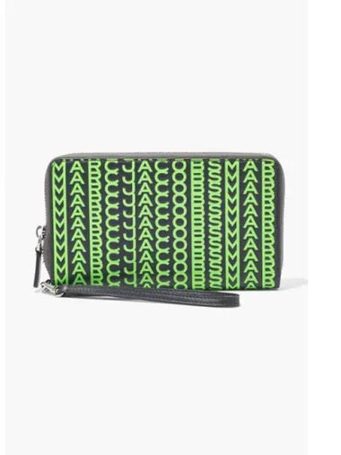 Monog Slim84 ContinentWristlet FluoGreen MBACW22010GRX - MARC JACOBS - BALAAN 1