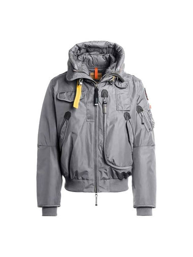 Gobi Logo Bomber Down Padding Grey - PARAJUMPERS - BALAAN 1