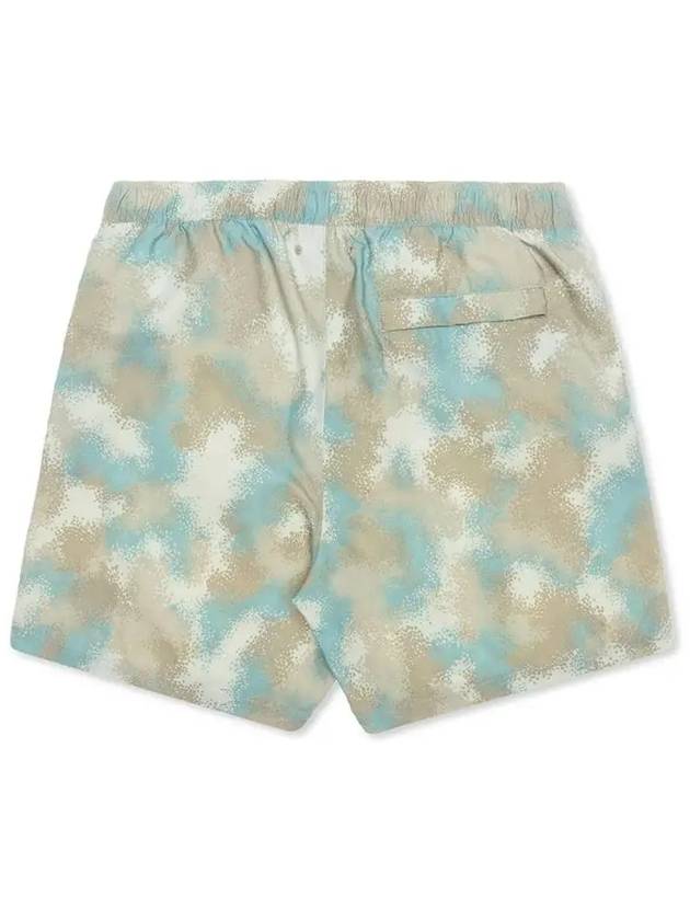 Logo Patch Camo Beachwear Shorts Blue - STONE ISLAND - BALAAN 4