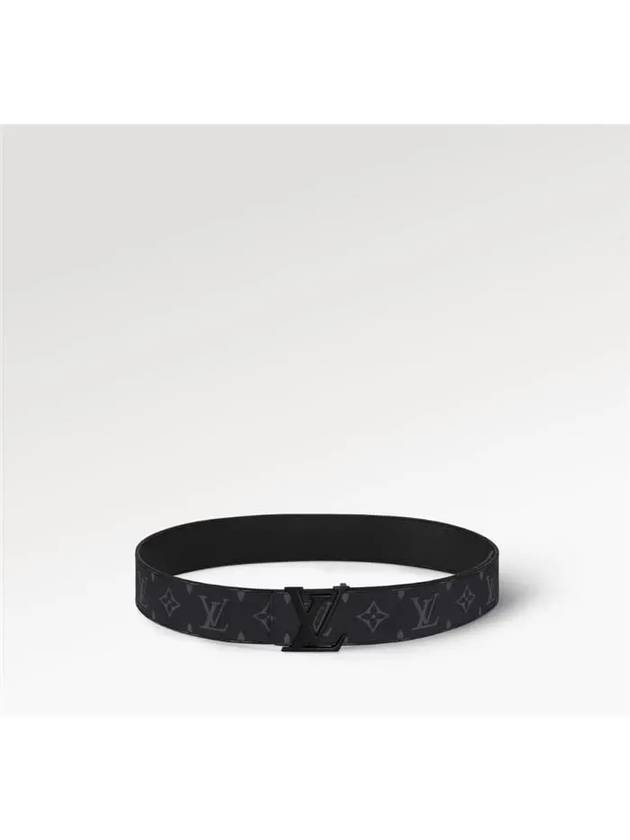 LV Initiales Monogram 40mm Leather Belt Black - LOUIS VUITTON - BALAAN 3