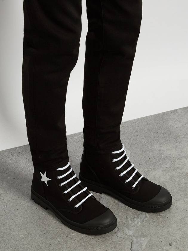 Canvas Star Sneaker Boots - GIVENCHY - BALAAN 9