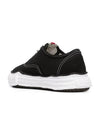 Baker OG Sole Canvas Low Top Sneakers Black - MAISON MIHARA YASUHIRO - BALAAN 4