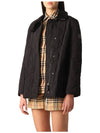 Diamond Quilted Thermoregulated Barn Jacket Black - BURBERRY - BALAAN 4