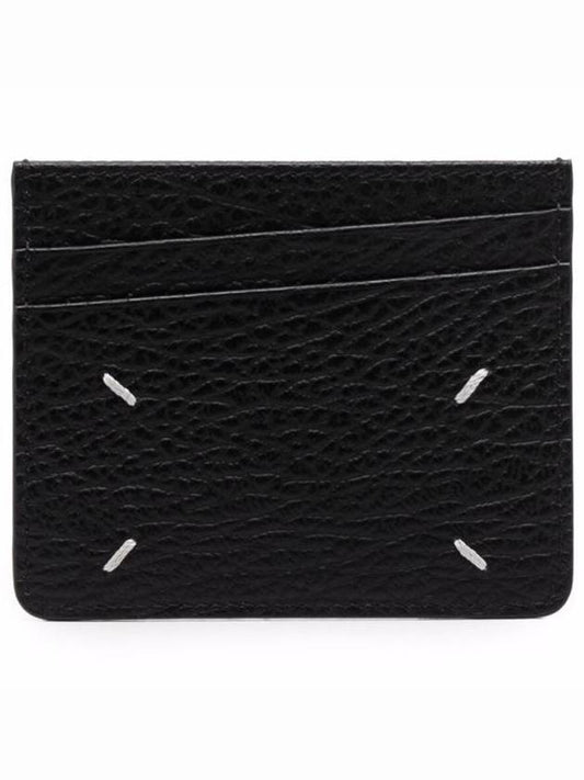 Four Stitch Card Wallet Black - MAISON MARGIELA - BALAAN 2