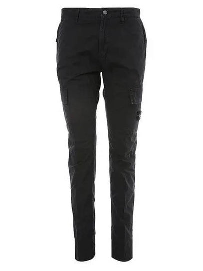 Kids Wappen Patch Cargo Straight Pants Black - STONE ISLAND - BALAAN 2