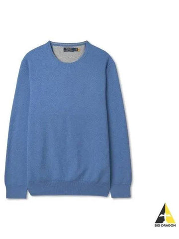 Cotton crewneck sweater blue - POLO RALPH LAUREN - BALAAN 1