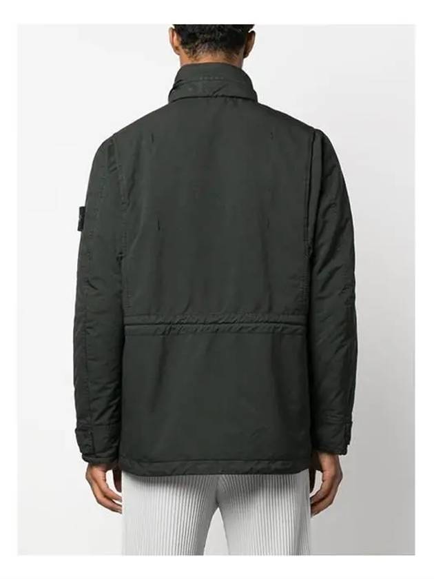 Men's Logo Patch Jacket Black - STONE ISLAND - BALAAN 6