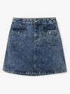 Women's Manu H-Line Skirt Blue - A.P.C. - BALAAN 3