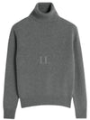 Cashmere Turtleneck Grey - AMI - BALAAN 2