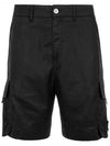 Shadow Project Cargo Shorts Black - STONE ISLAND - BALAAN 3