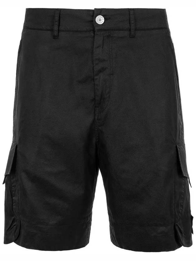 Shadow Project Cargo Shorts Black - STONE ISLAND - BALAAN 3