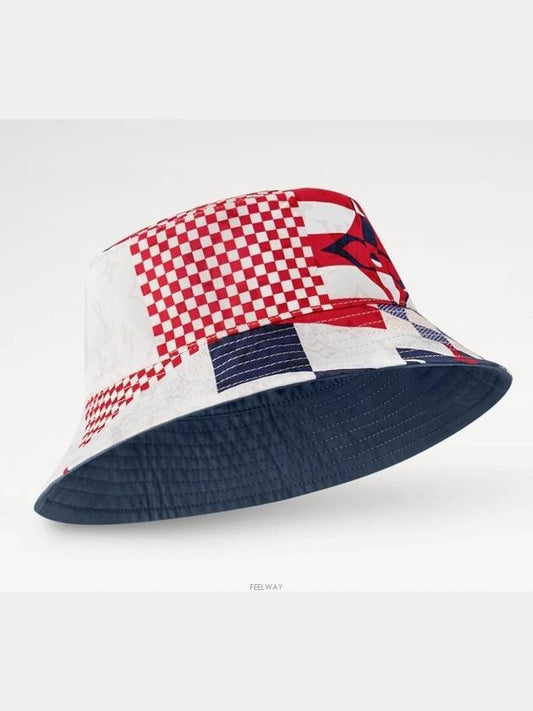 M7682M Damier Flag Reversible Bucket Hat - LOUIS VUITTON - BALAAN 2