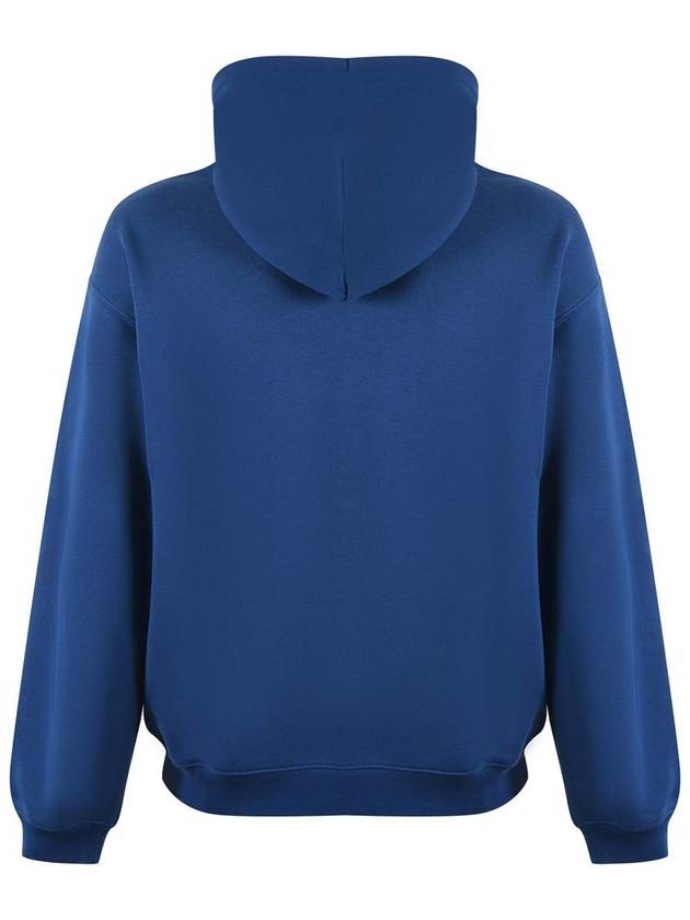 Loose Fit Hoodie Navy Blue - LACOSTE - BALAAN 4